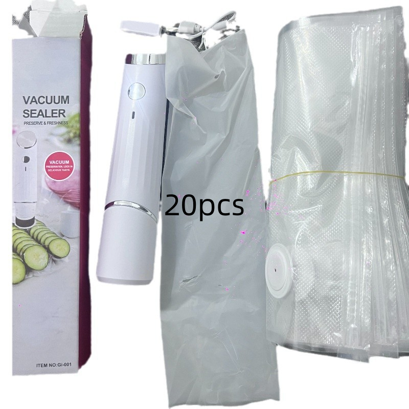 A clean and organized refrigerator with vacuum sealed food containers