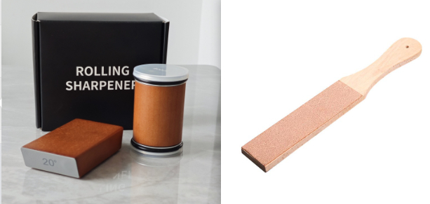 Modern rolling sharpener in kitchen