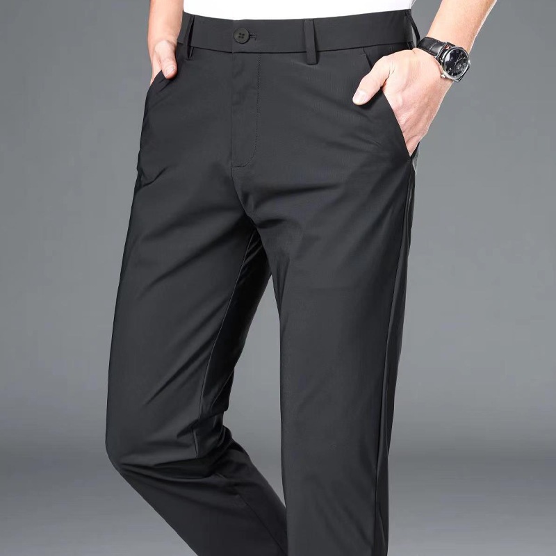 Man wearing high performance comfortable trousers