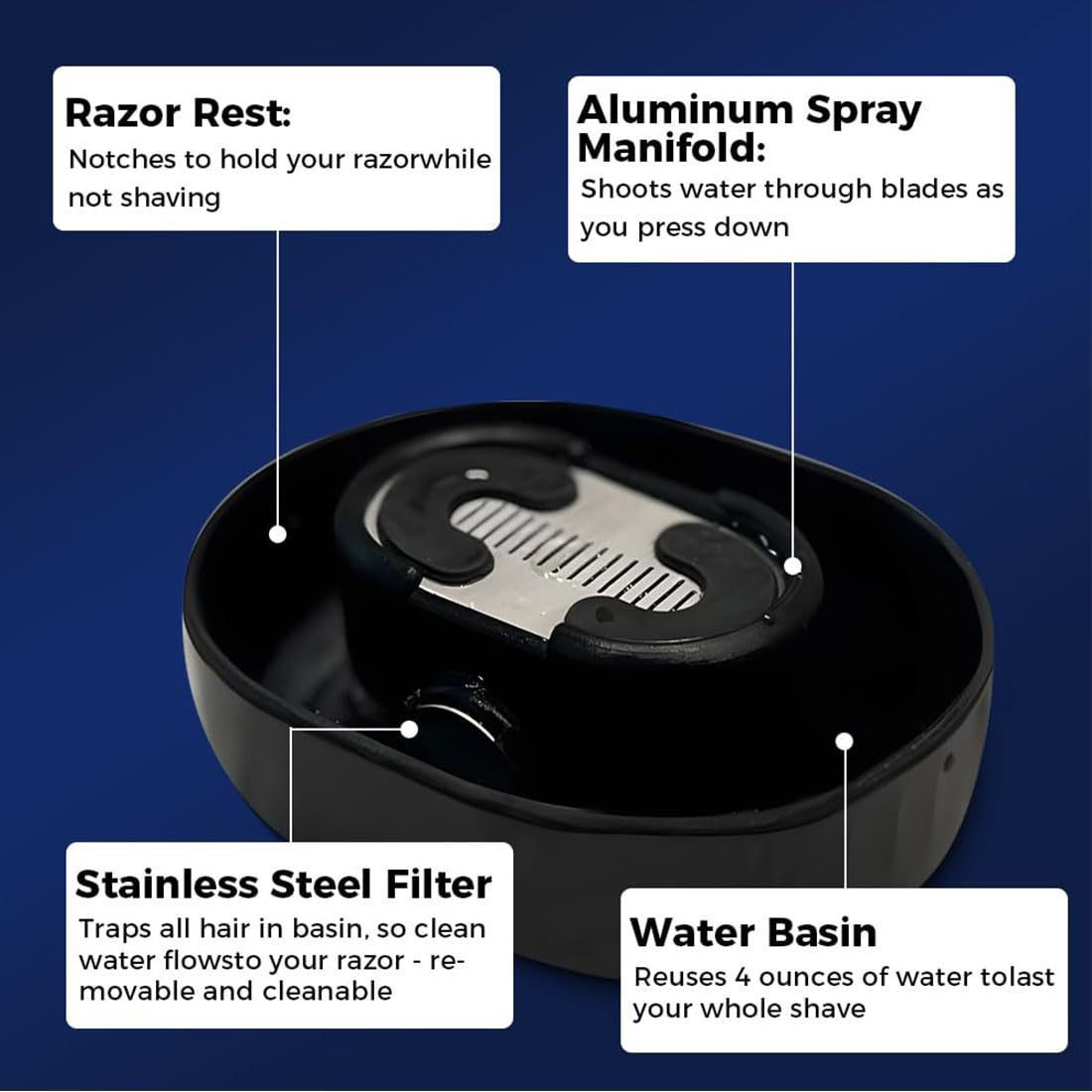 A sleek portable tool sitting on a clean modern desk surface