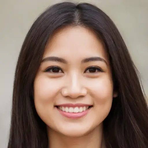 Confident young woman smiling