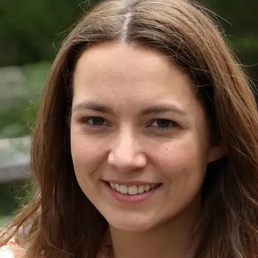 Young woman with healthy, shiny hair