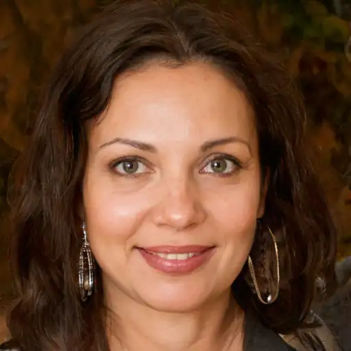 Visage d'une jeune utilisatrice