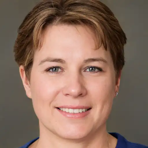 Visage d'une cliente satisfaite