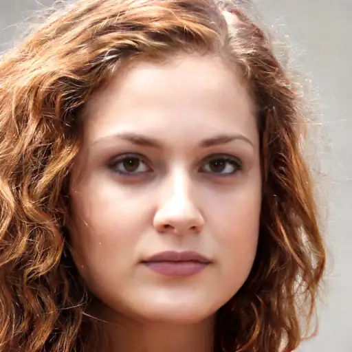 Portrait of a young smiling woman