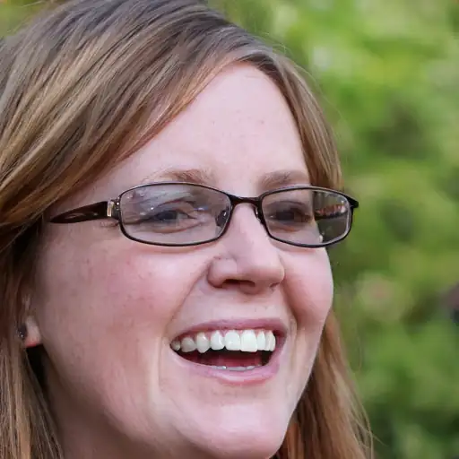 Woman with plumped lips