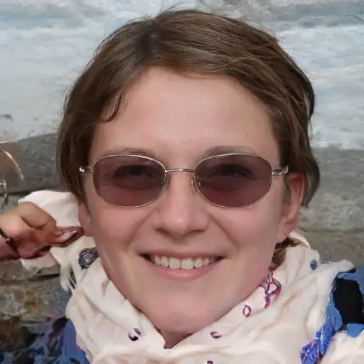 Woman with amazing lips