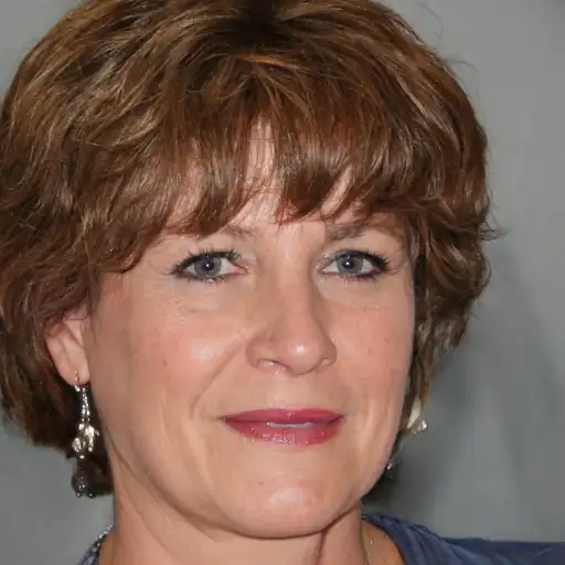 Woman showing positive skincare results