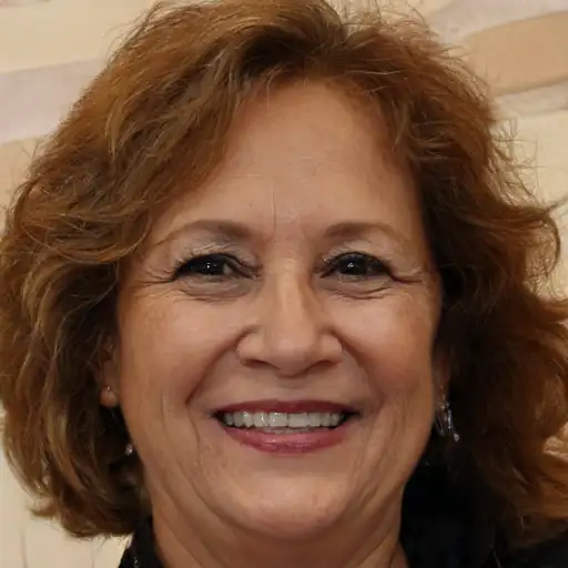 Mature woman with clear skin