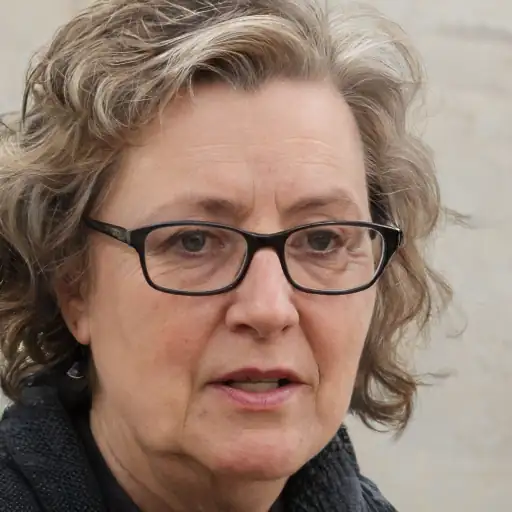 Ritratto di una donna anziana con pelle luminosa