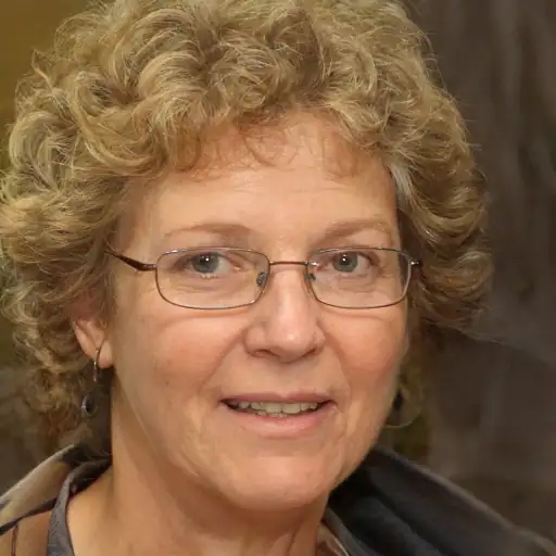 Portrait of a smiling grandmother