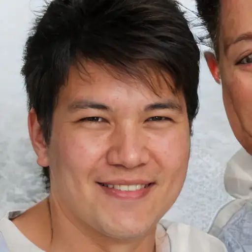 An excited dog owner