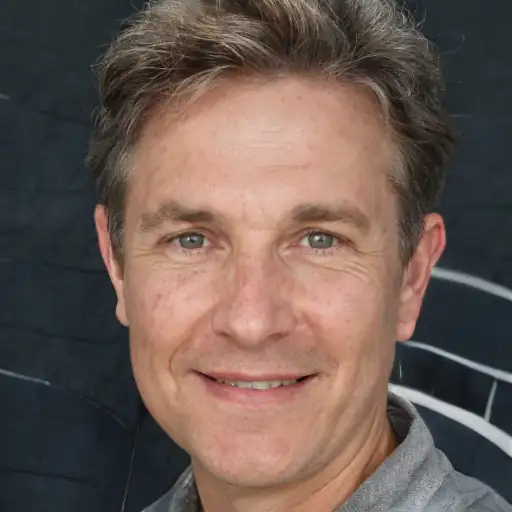 Portrait of a happy middle-aged man
