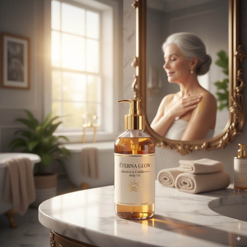 Éterna Glow – Renewal & Confidence Body Oil.