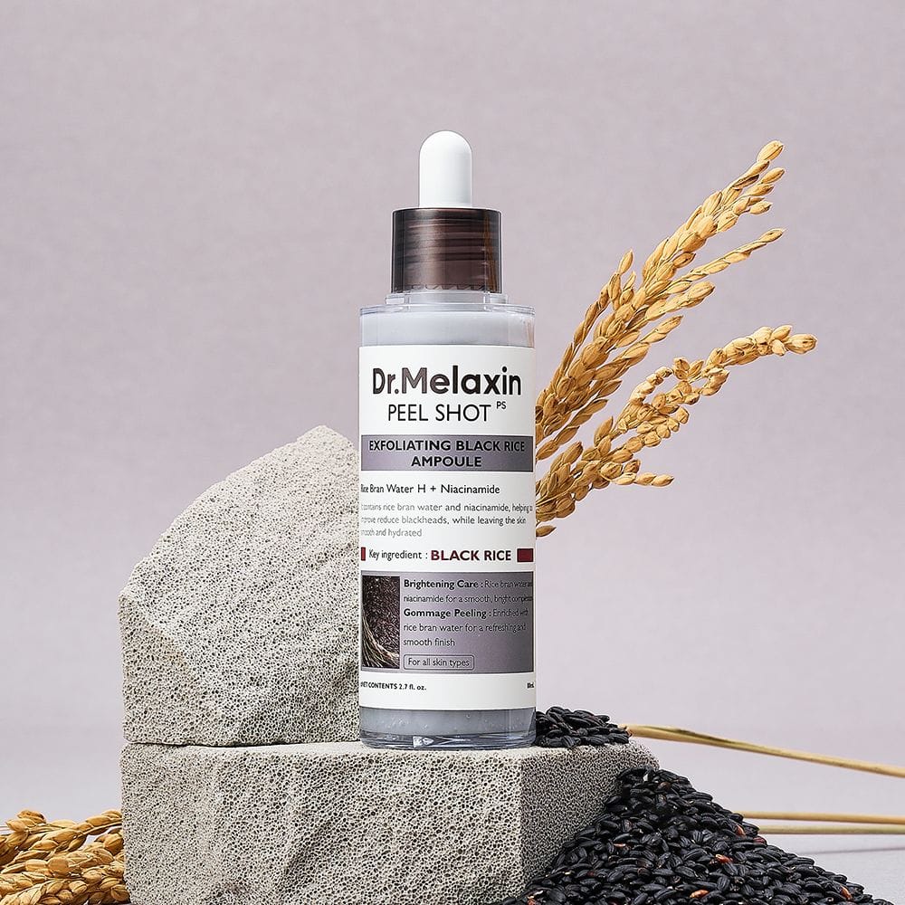 Ampoule applied to elbow and knee areas