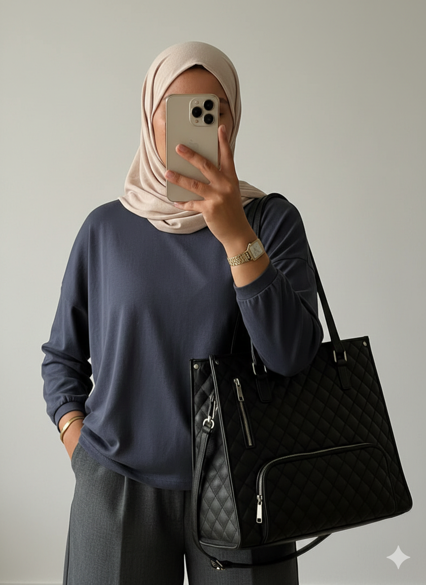 حقيبة توت مبطنة عصرية