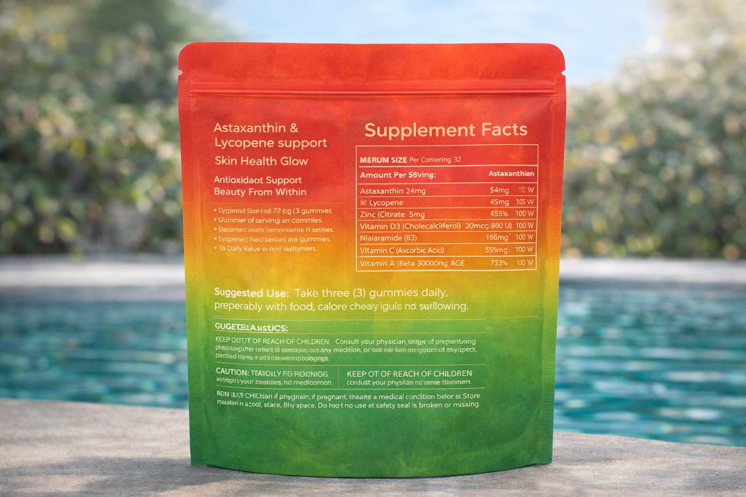 Close-up of Tannies Gummies in vibrant color