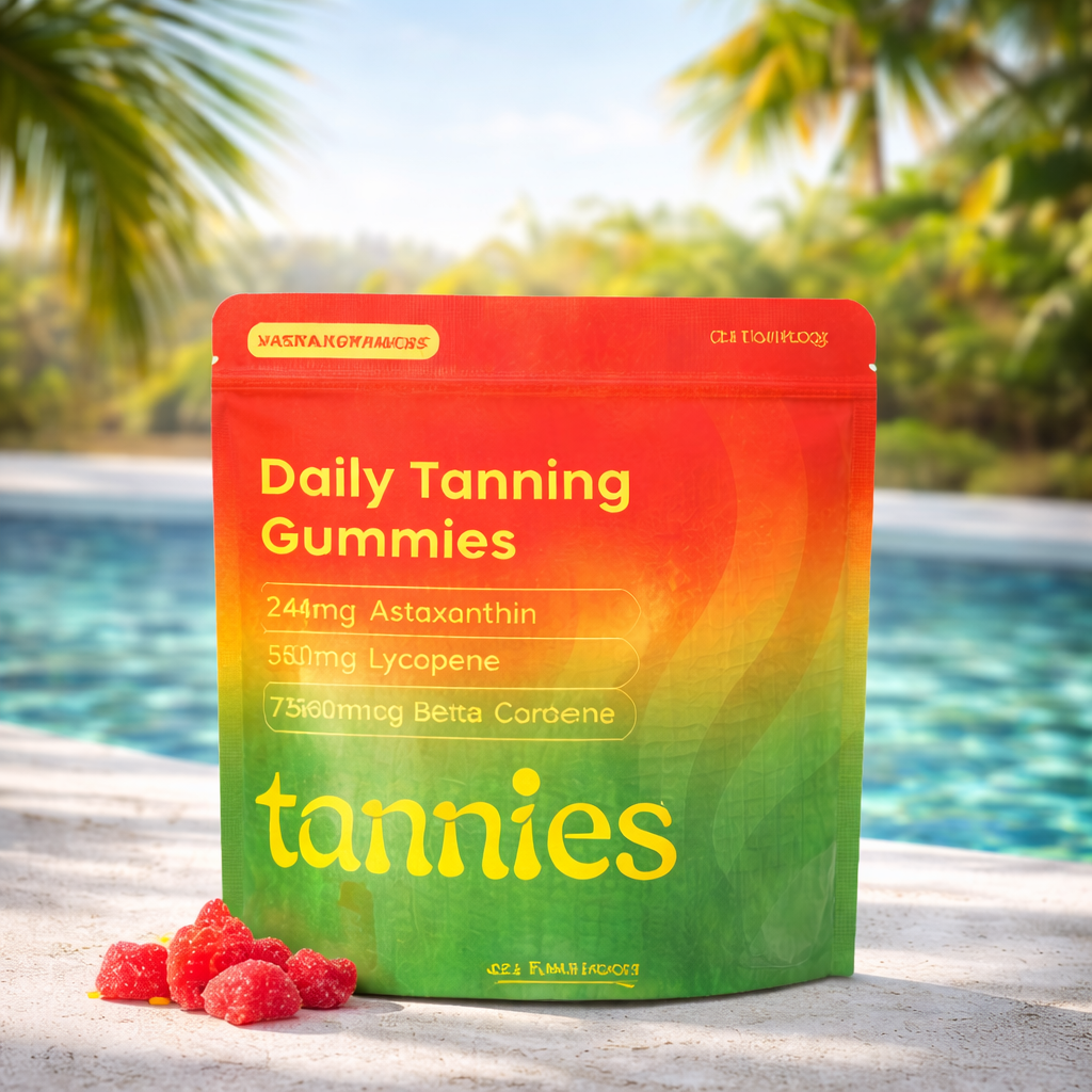 Tannies Sour Watermelon Daily Tanning Gummies