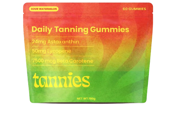 Calendar showing daily Tannies gummy intake