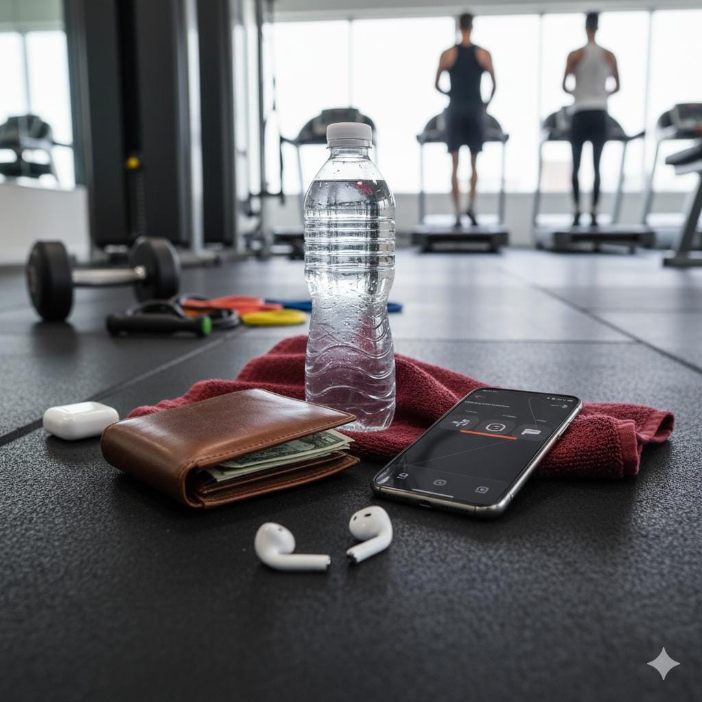 Magnetic Water Bottle Pouch before use