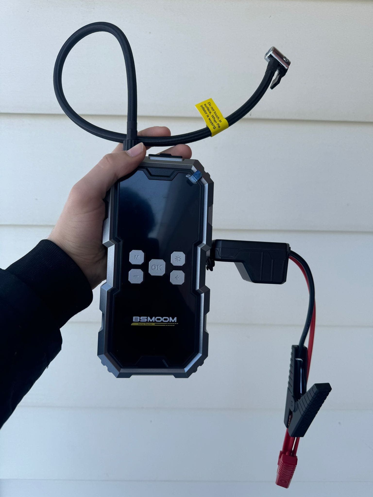 Charging devices with jump starter
