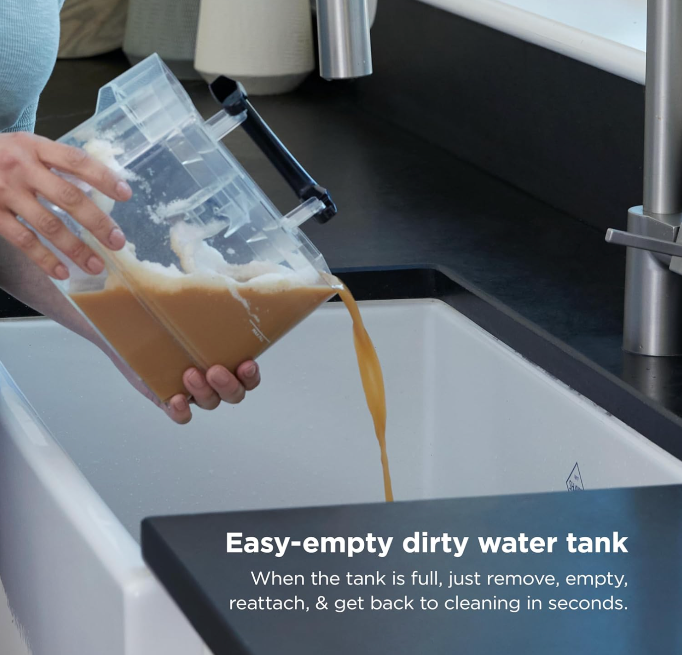 The wide path tool of the Shark StainStriker covering a large carpet area.