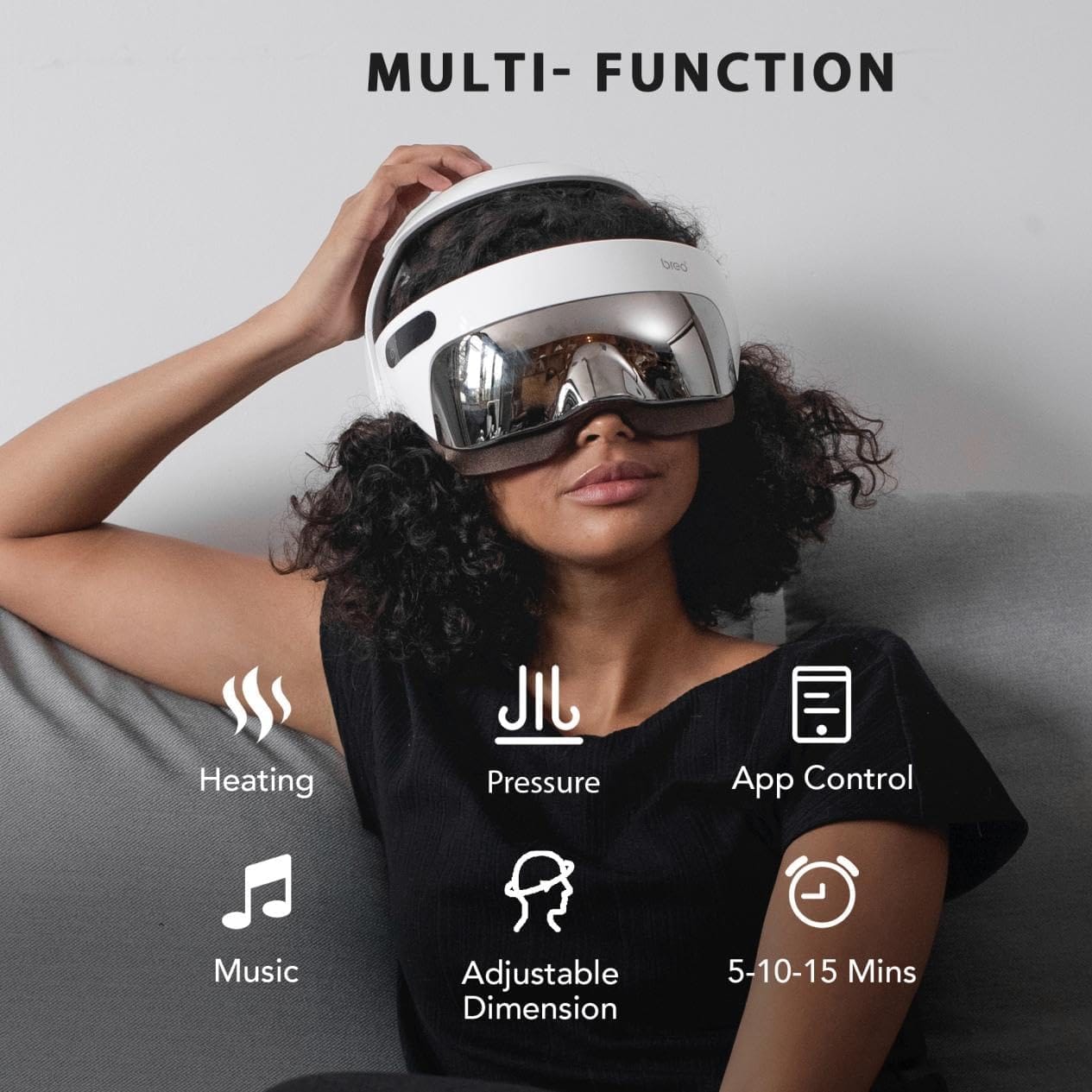 iDream 5S Multi-Function Head Massager in use