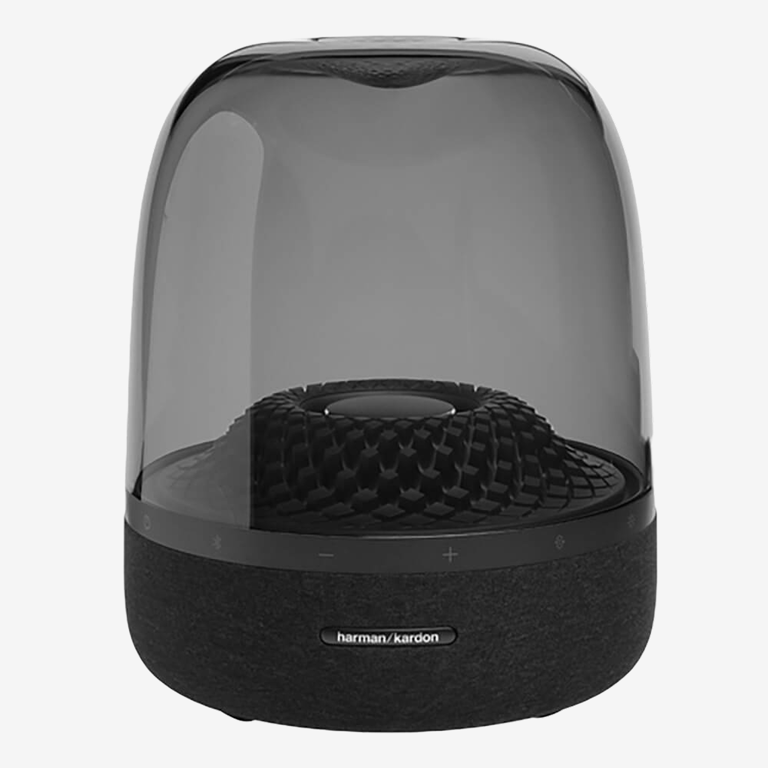 Harman Kardon Aura Studio 4 with transparent dome and themed lighting