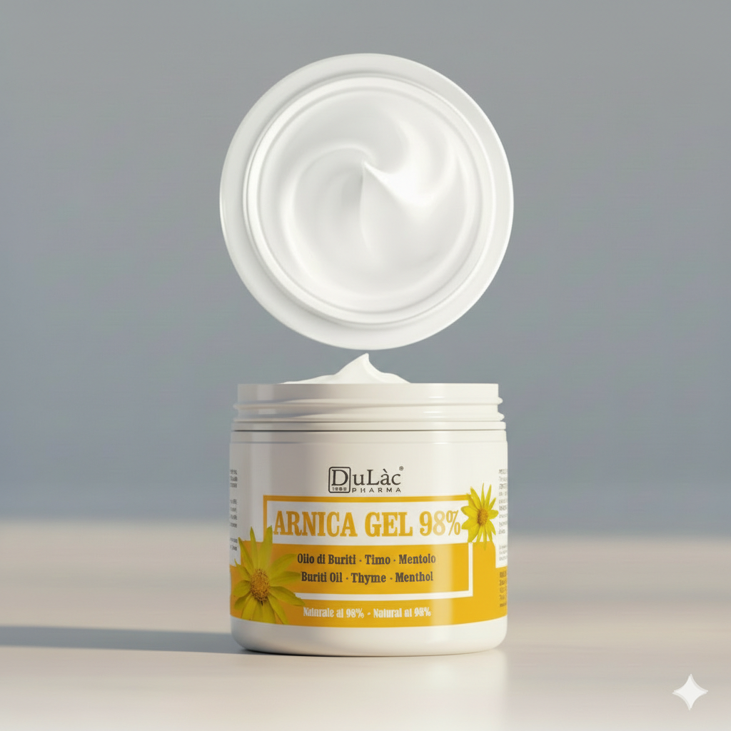 Gel massaggio cosmetico su pelle