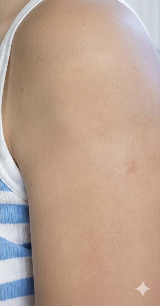 Pelle morbida e idratata dopo l'applicazione del gel