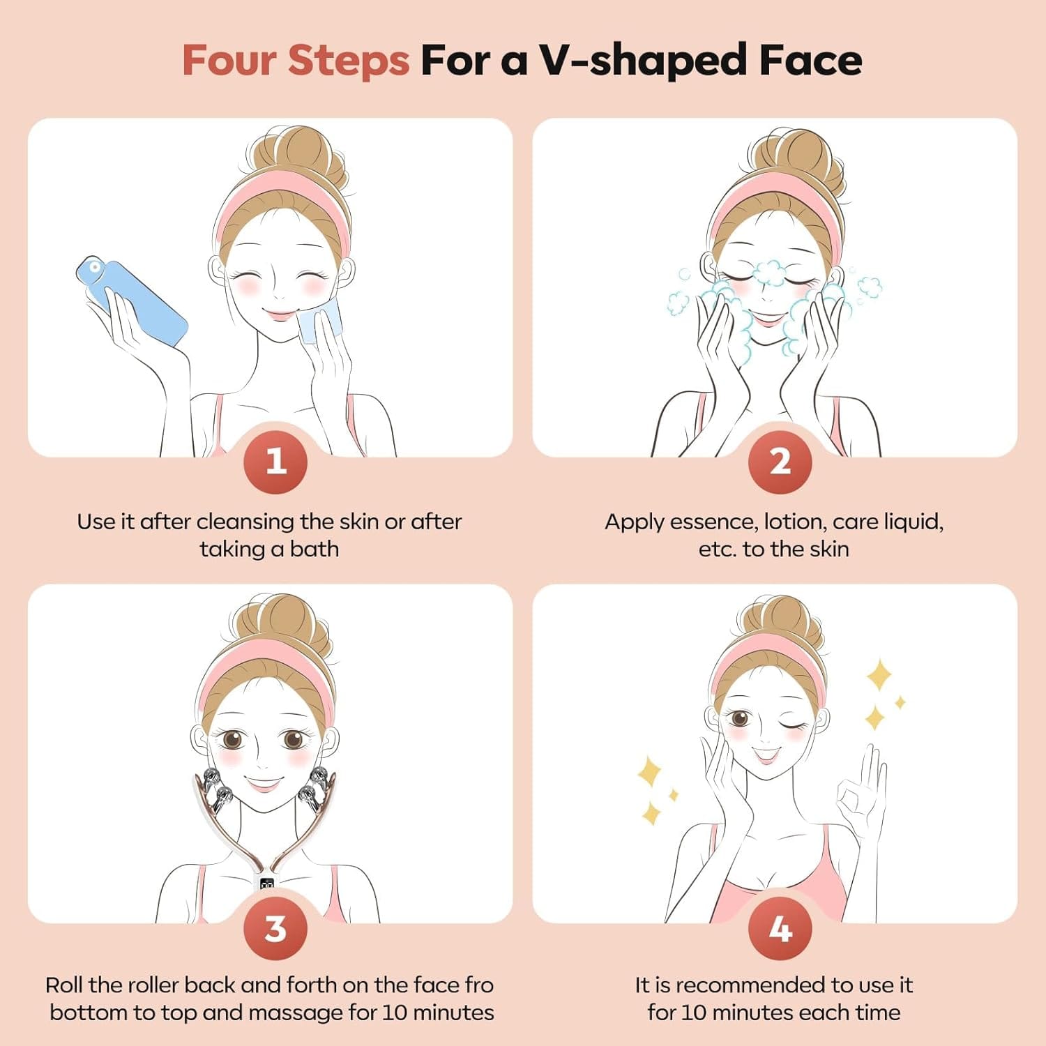 RAFSKINTECH ContourLift Pro showcasing ergonomic design and dual light therapy