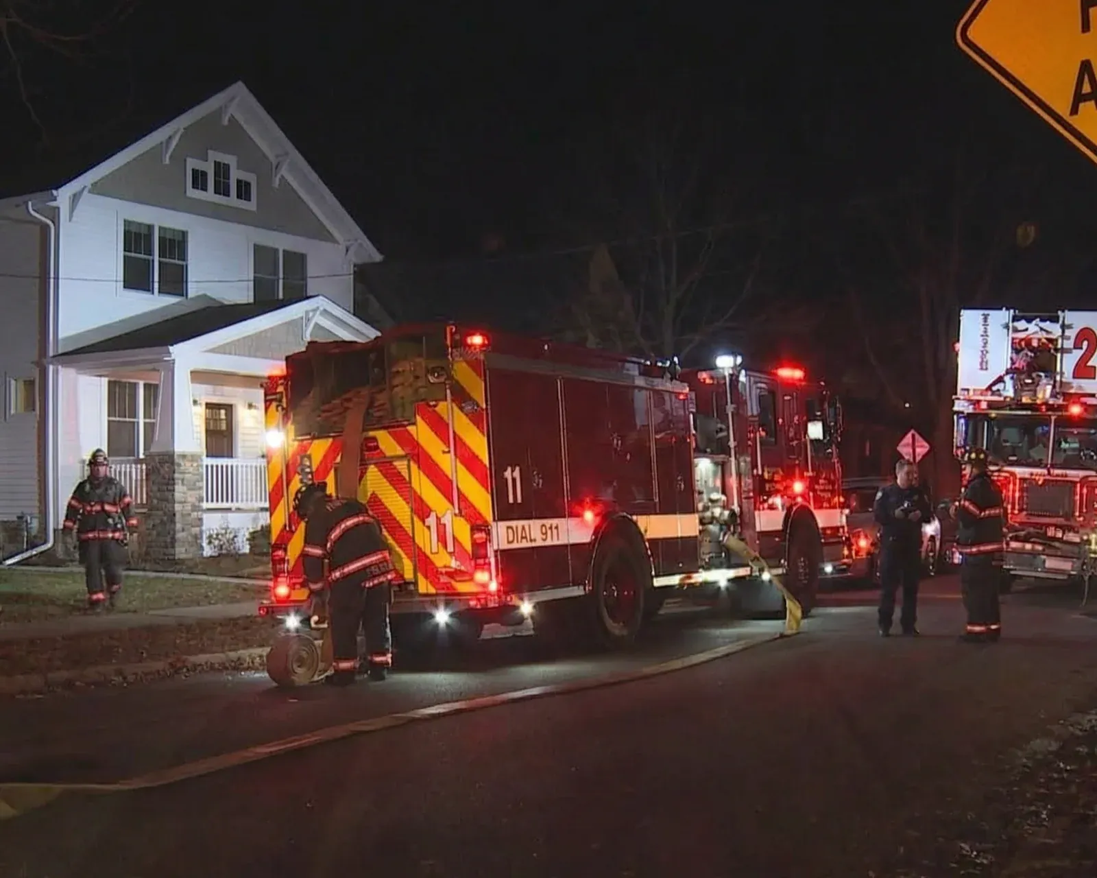 Steadfast Gas & CO Detector mounted on a wall