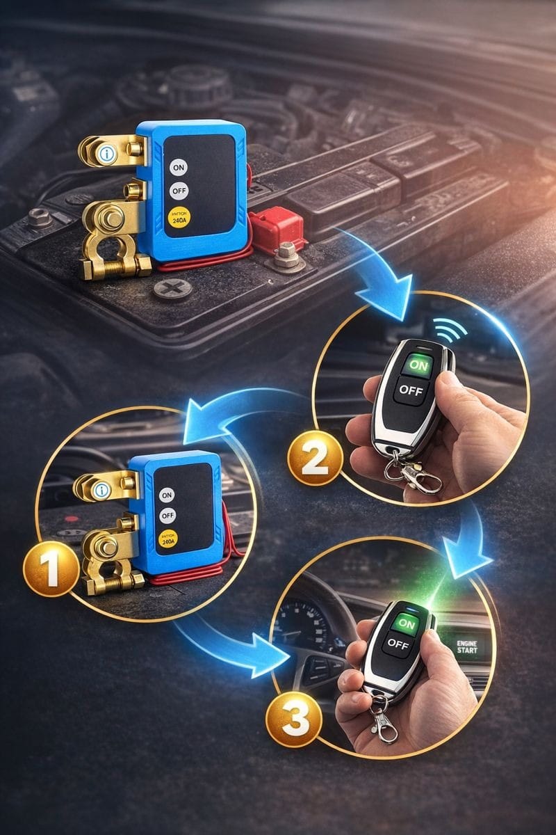 صورة توضح كيفية استخدام مفتاح القتل الذكي