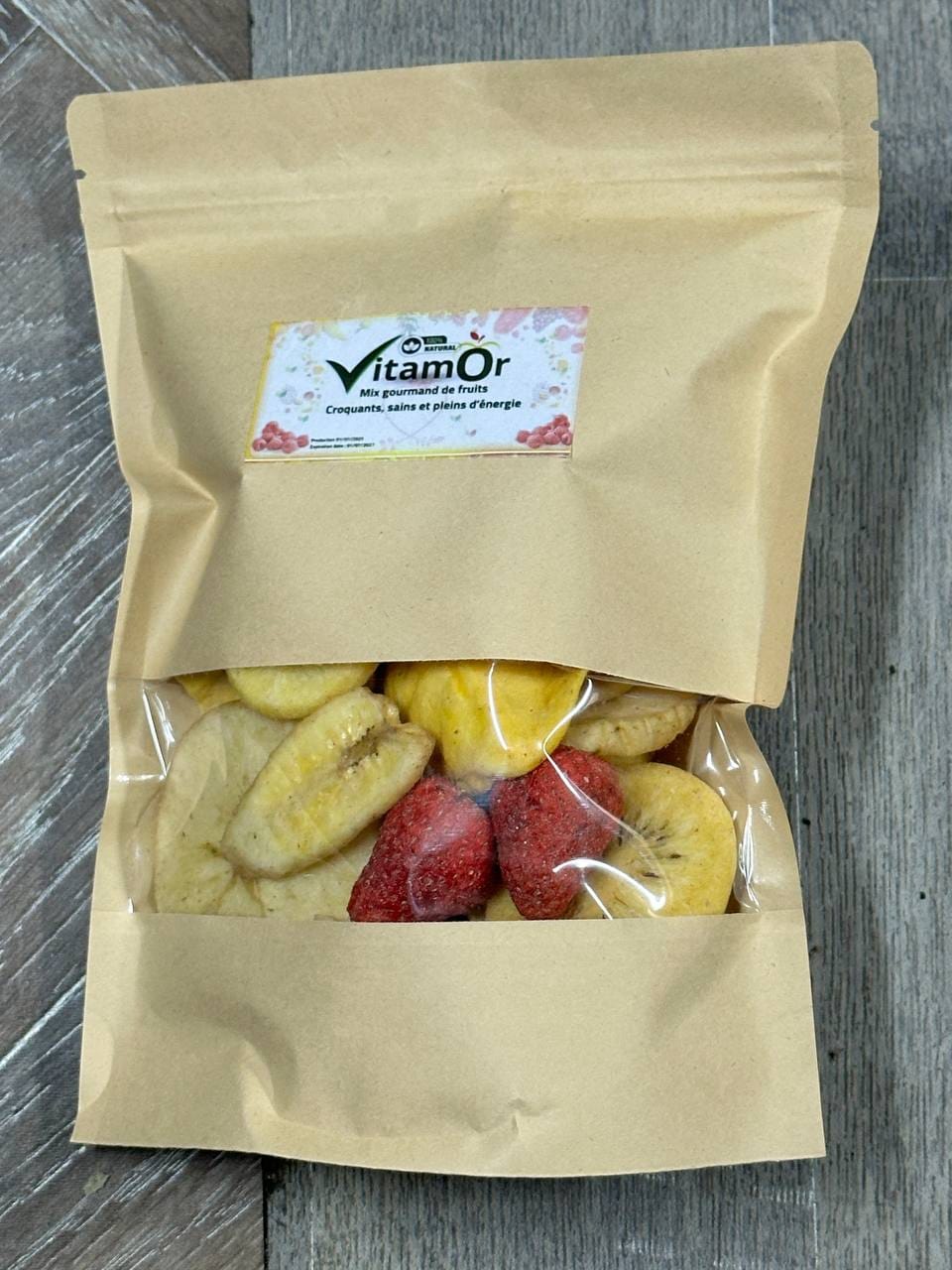 Label showing no additives