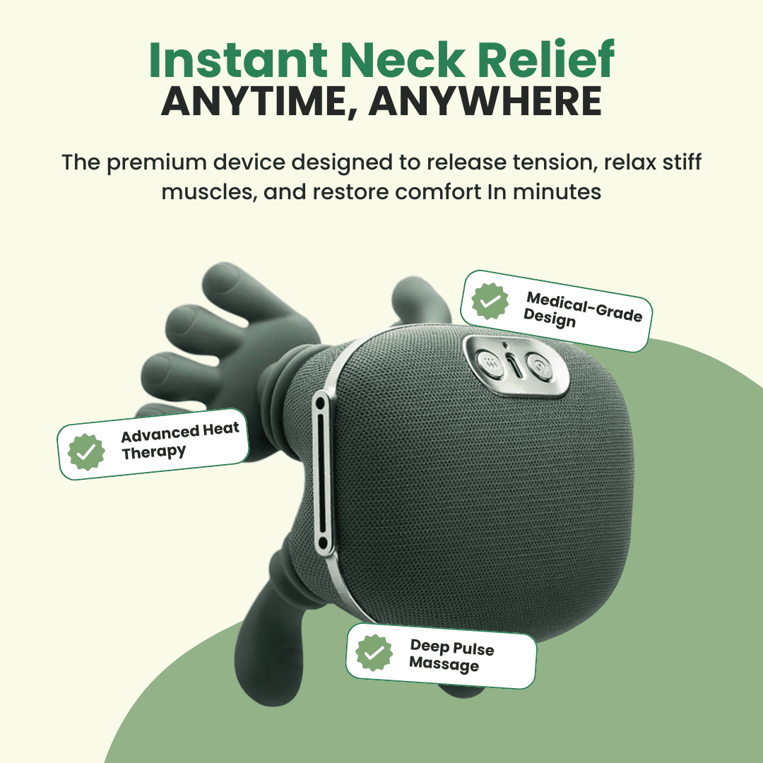 Massager providing soothing relief to a user's back