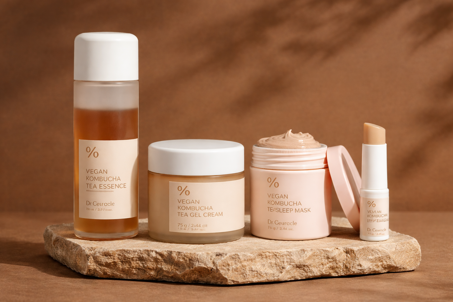 Vegan Kombucha Skincare Routine Set