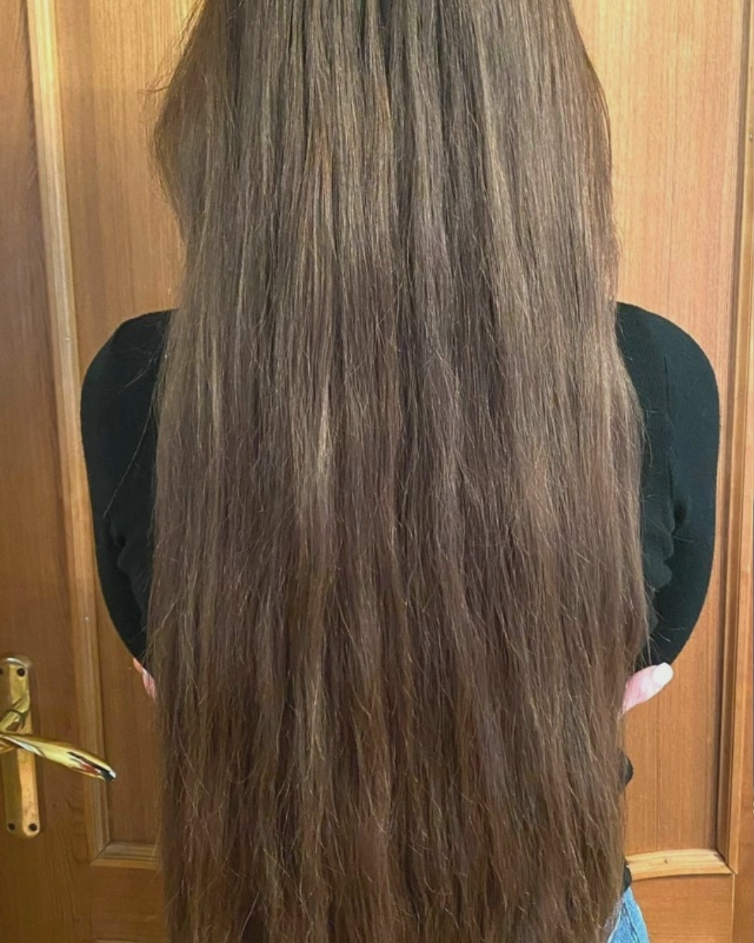 Hair before using COSRX PEPTIDE-132 Ultra Perfect Hair Bonding Set