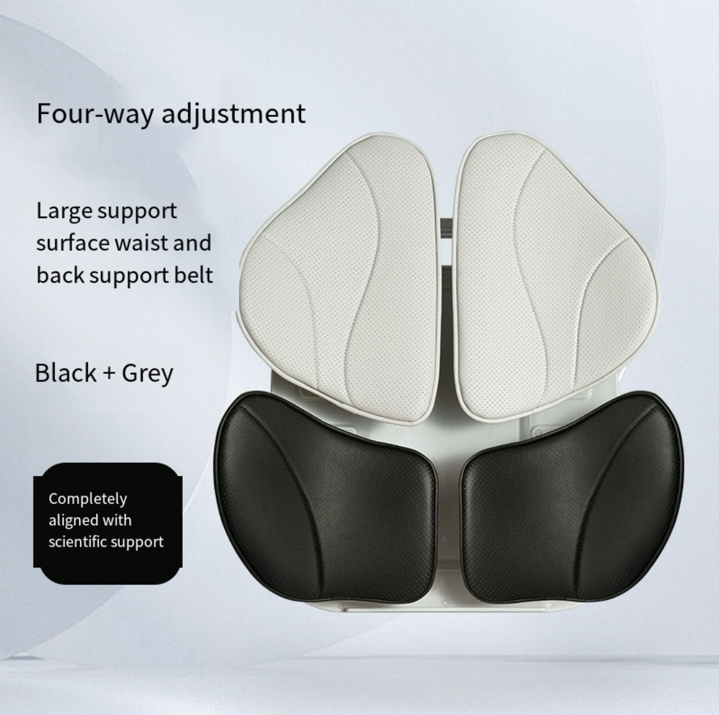 Ergonomic Lumbar Support Cushion with 3D Mesh and Memory Foam