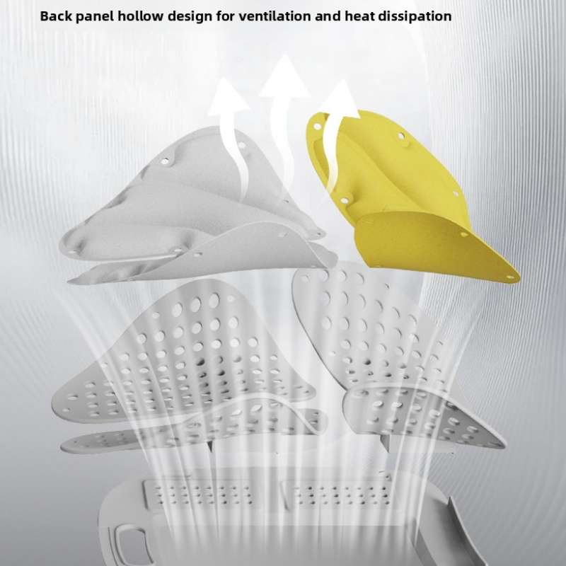 Ergonomic Lumbar Support Cushion with 3D Mesh and Memory Foam