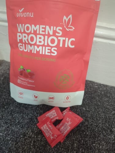 Close-up of ProductX gummies in hand