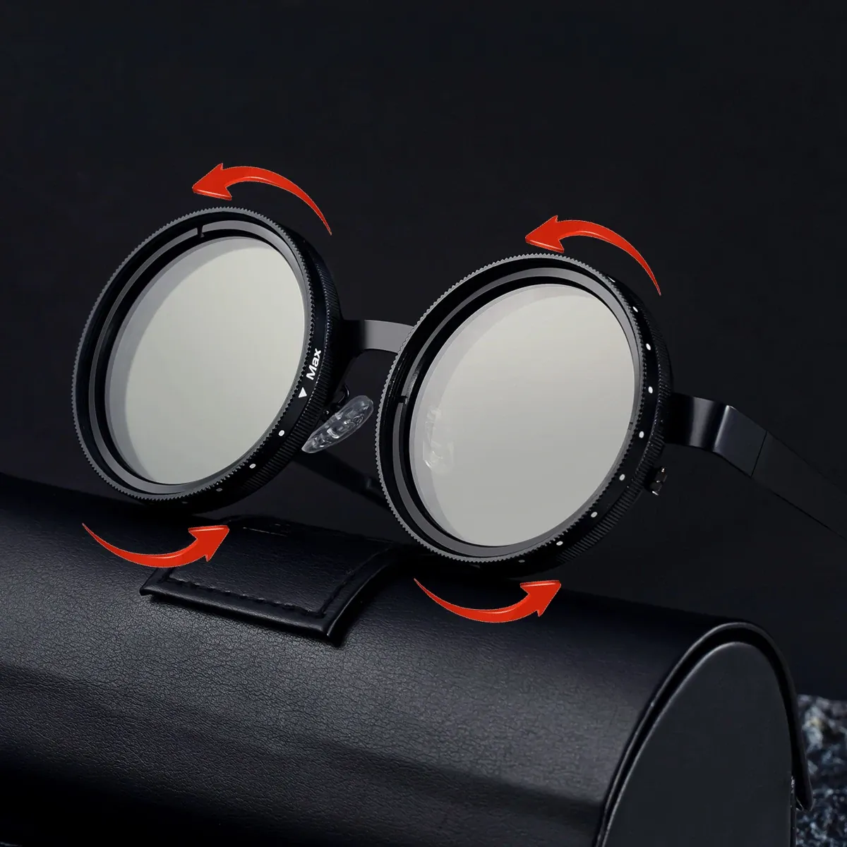 High-quality polarized metal sunglasses