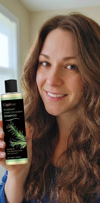 Thicker hair after treatment