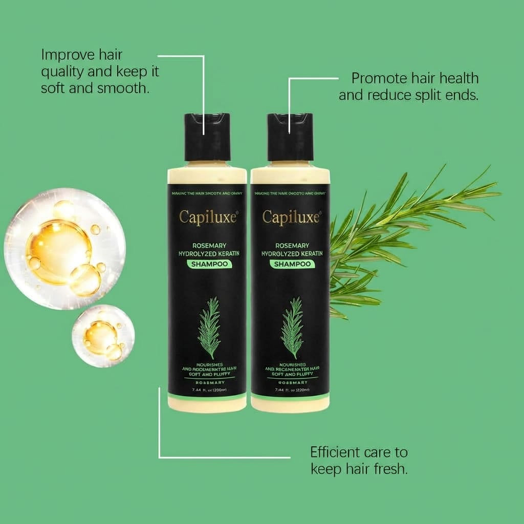 Image of gentle shampoo application