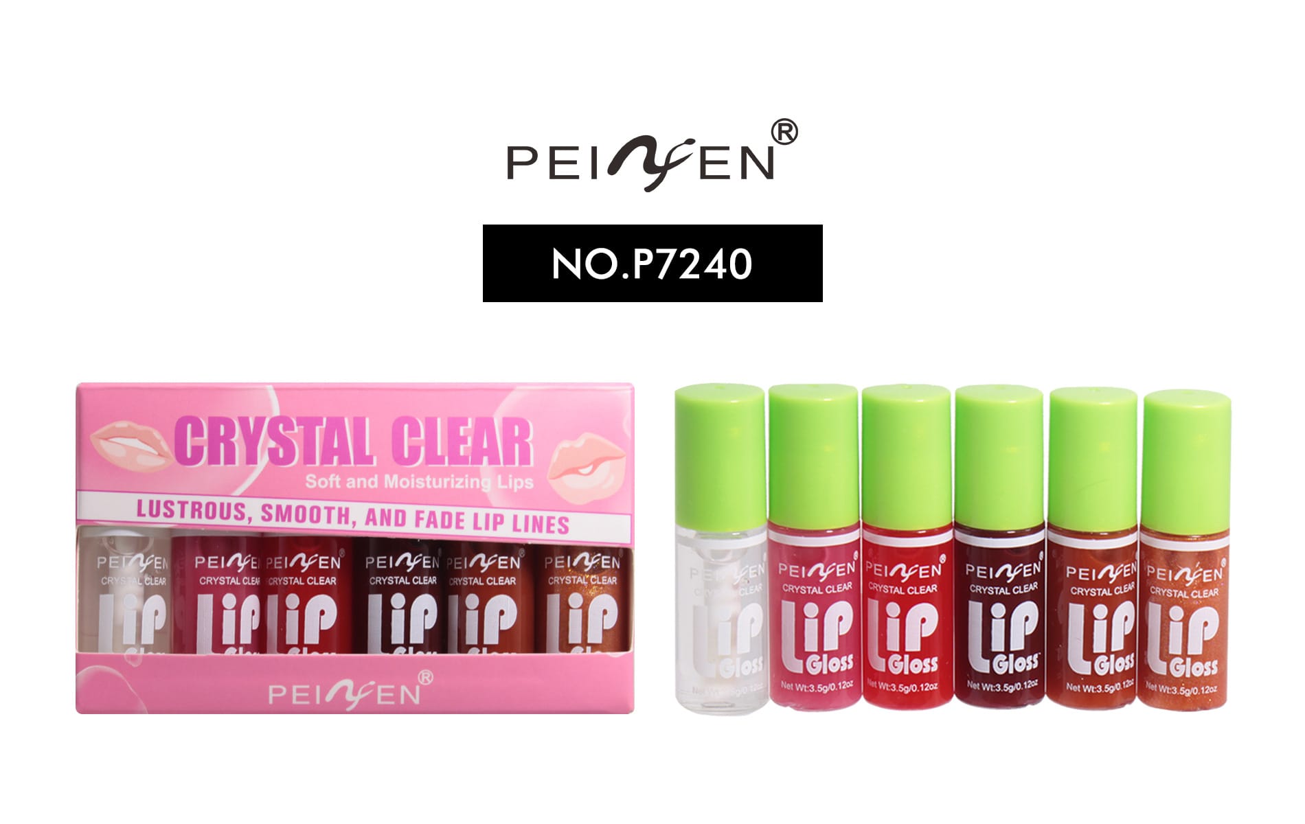 Collection of DUDU lip glaze bottles