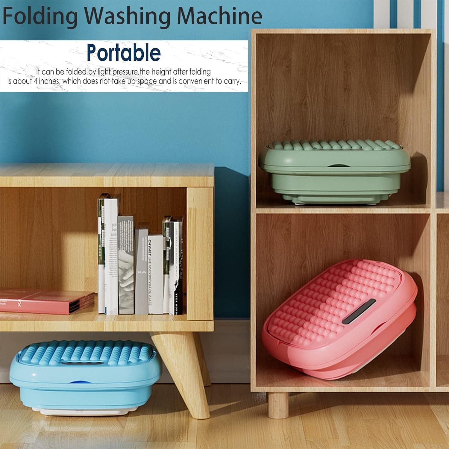 غسالة Ictog مع دورة غسيل سريعة