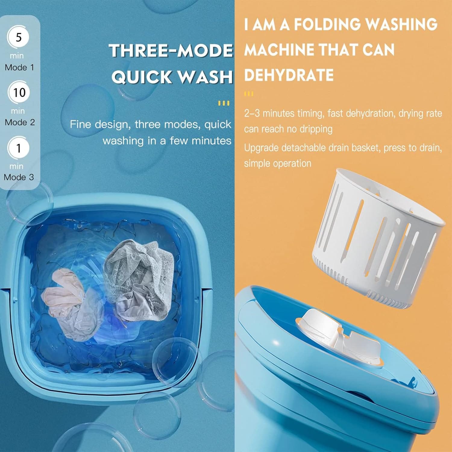 صورة لغسالة صغيرة الحجم