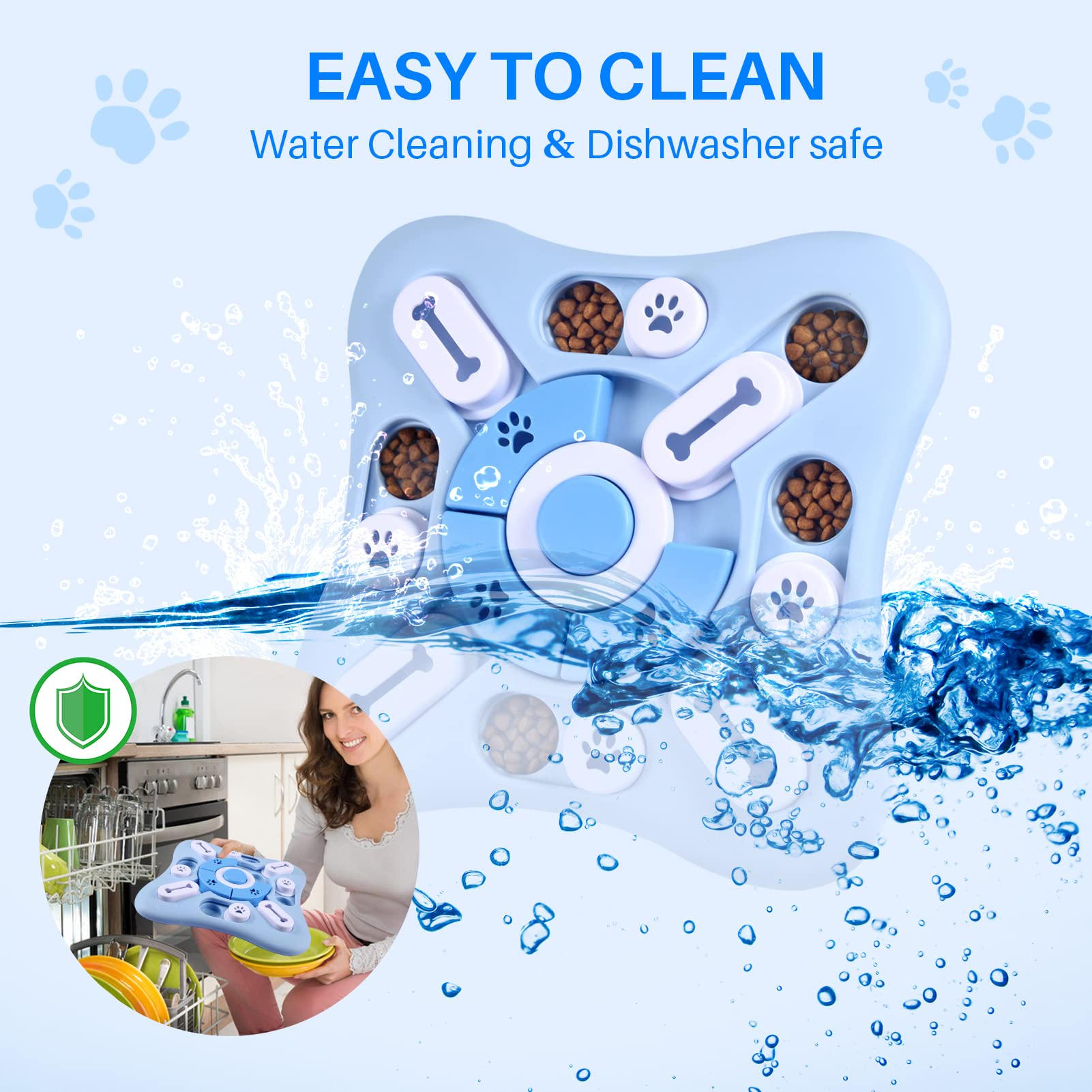 Dog Toys Slow Feeder Interactive Food Dispenser