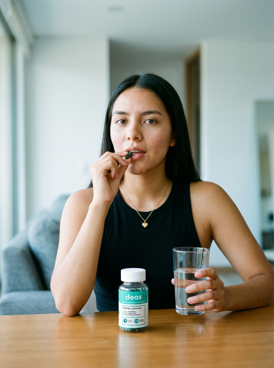 Illustrazione schematica della capsula che si dissolve all'interno del corpo.