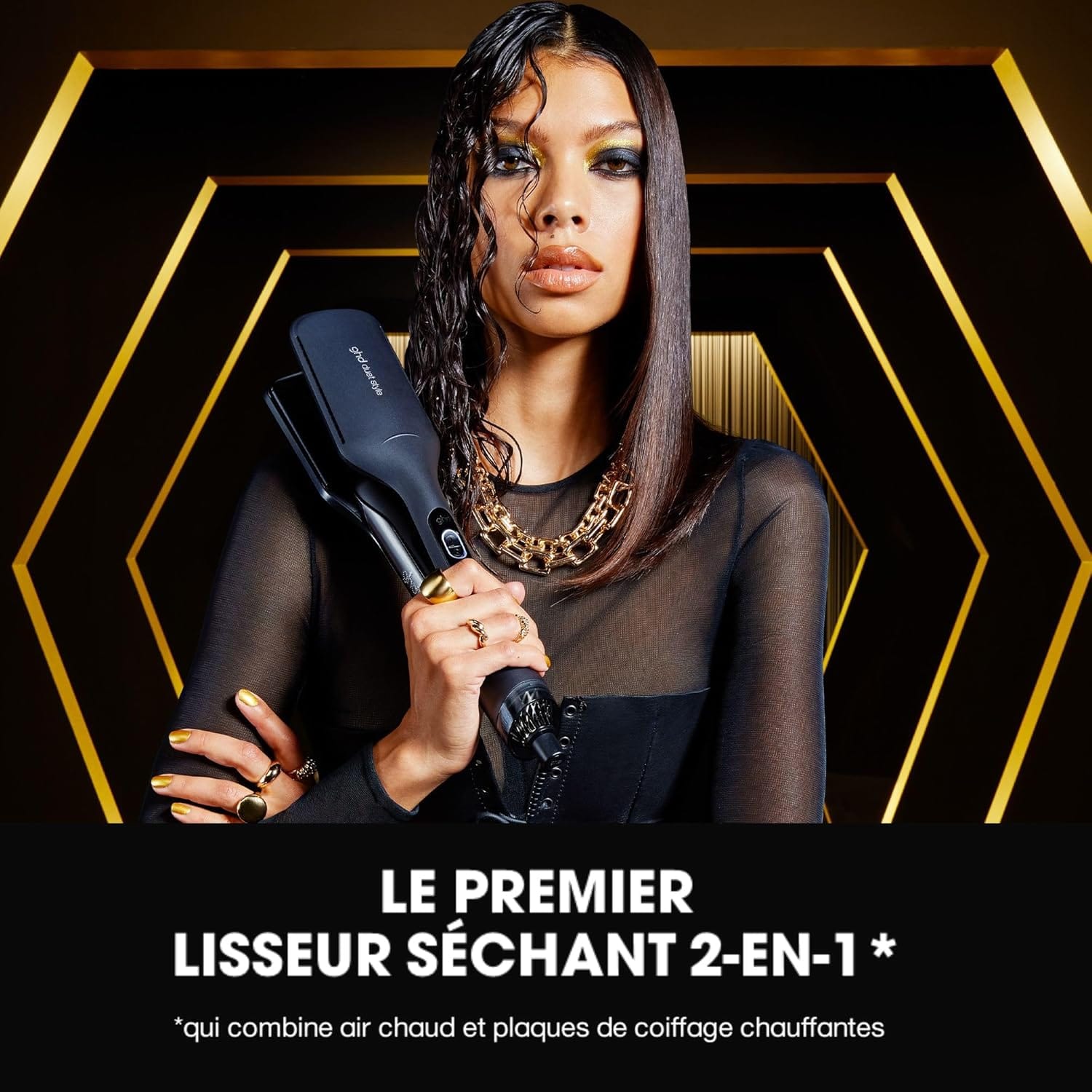 Image de cheveux brillants et lisses