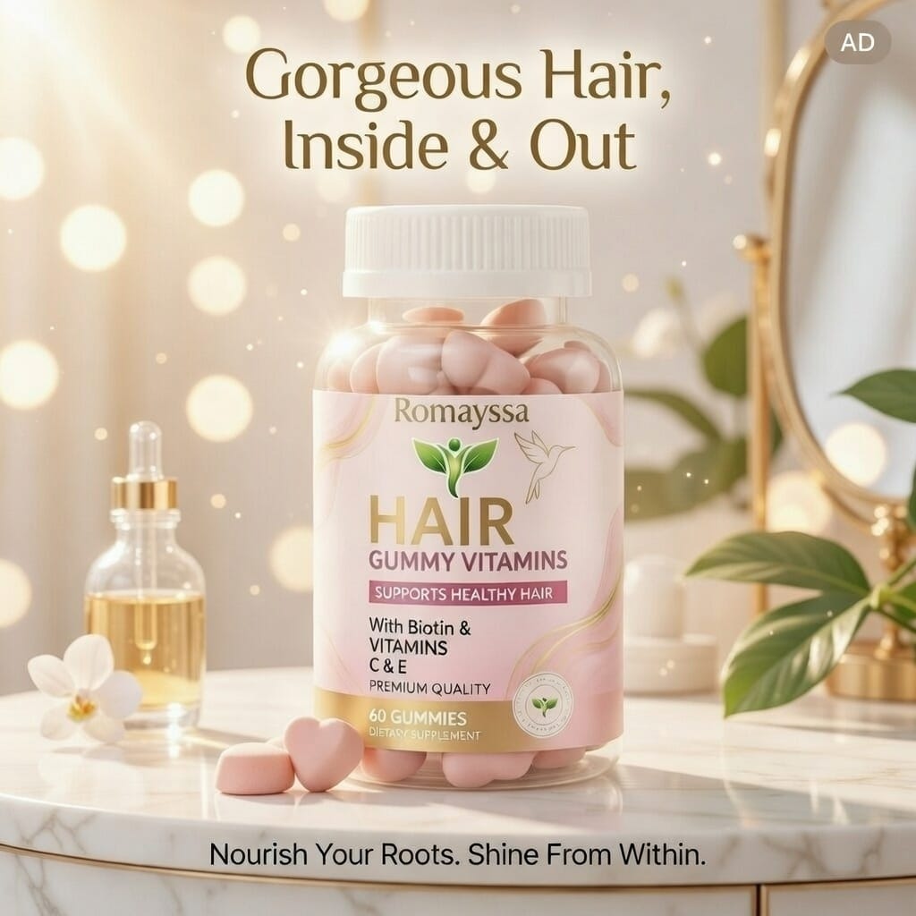 Illustration of Romayssa Hair Gummy Vitamins